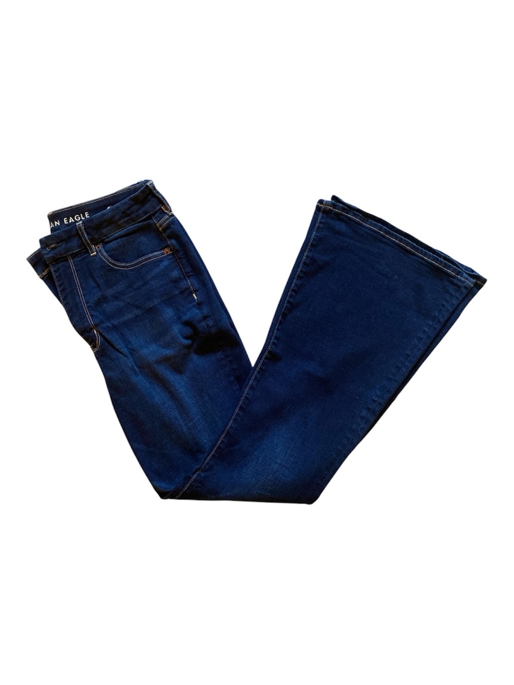 AMERICAN EAGLE Curvy Super High Rise Flare Jeans Women’s Size 8